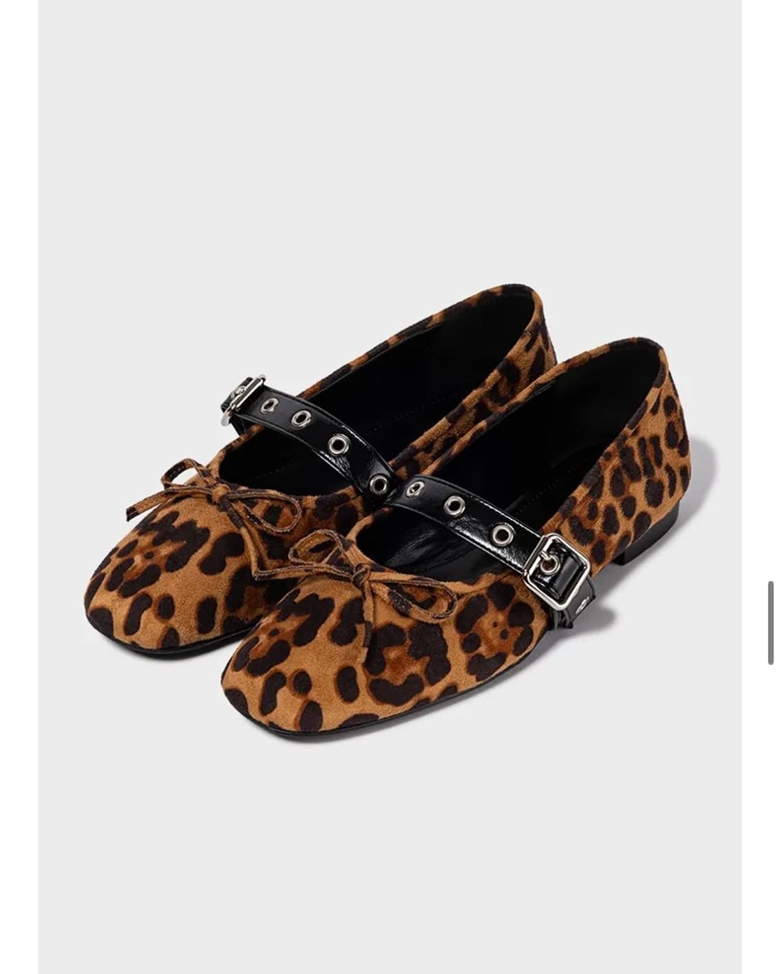 [2회 착용] khiho 기호 버클 스트랩 발레리나 플랫_원가 19.8 상품이미지1