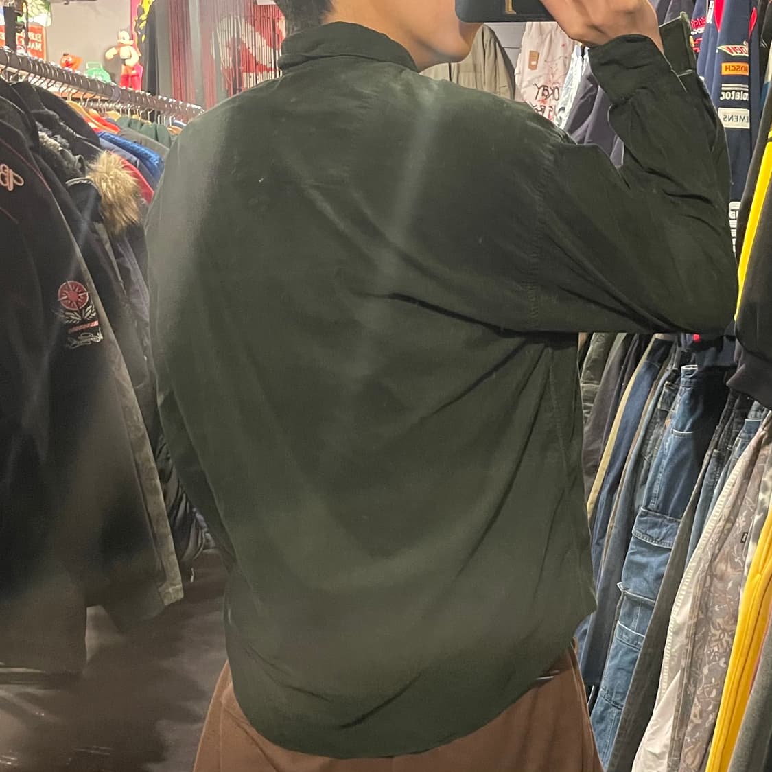 [IM] carhartt 칼하트 딥그린 코듀로이 셔츠 상품이미지7