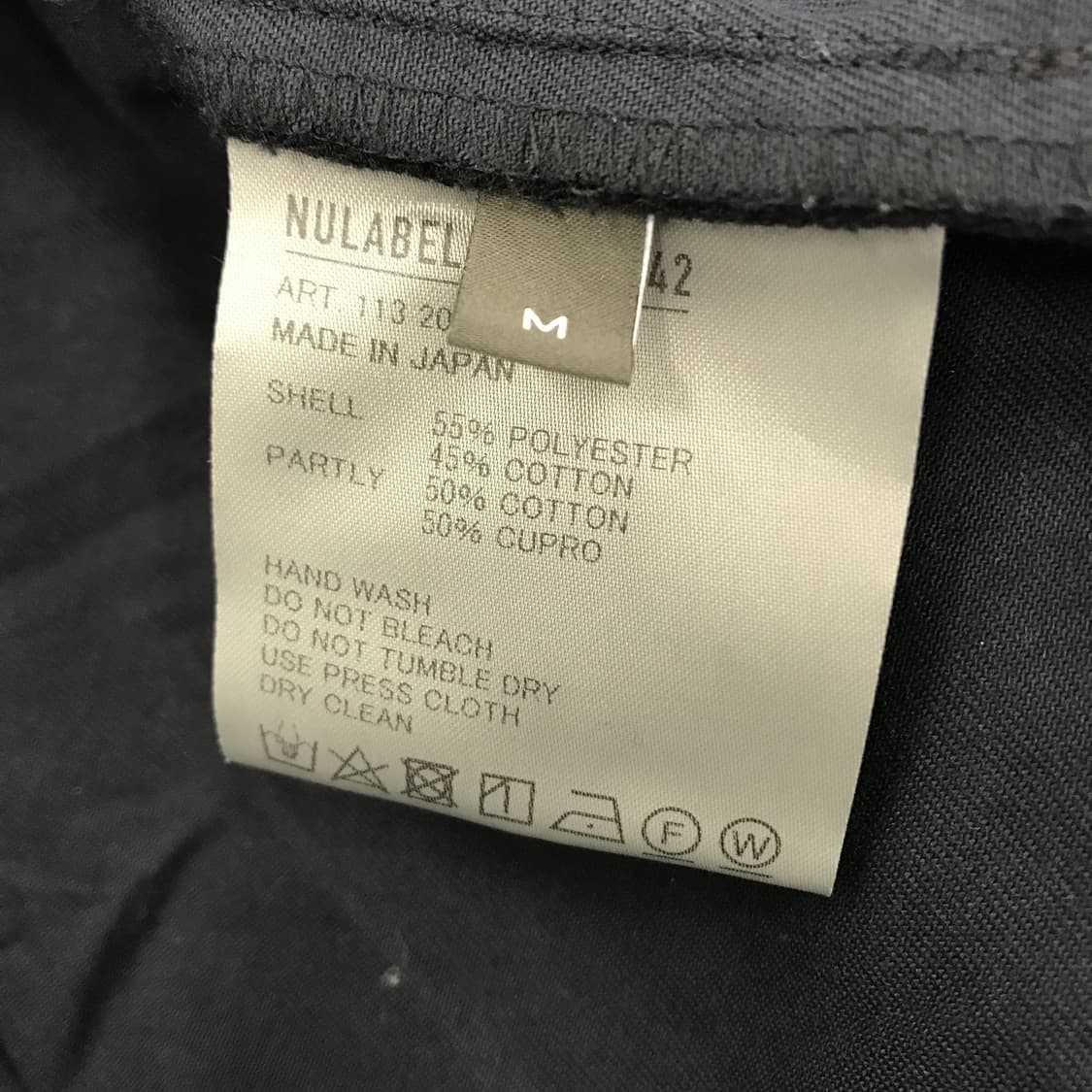 NULABEL CM1YOK42 JPN 블랙 레이어셔츠자켓 [M] 상품이미지5