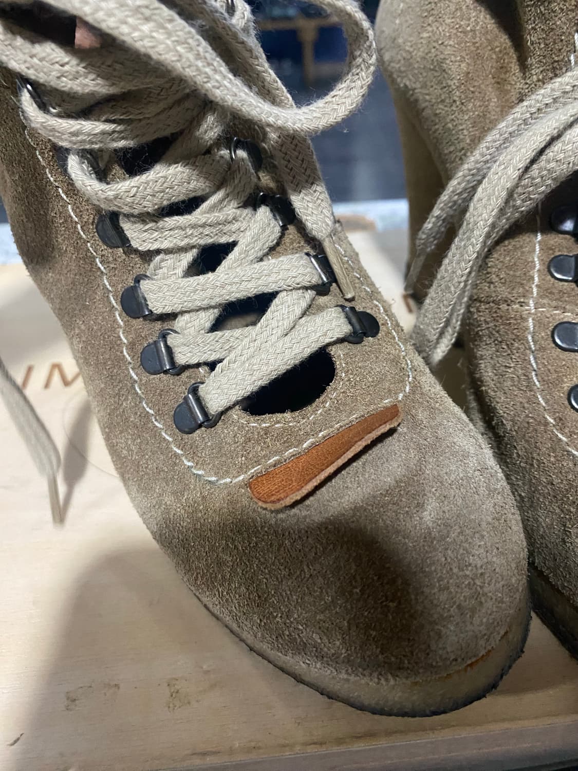 산드로 양털 스웨이드 웨지 부츠 상품이미지6