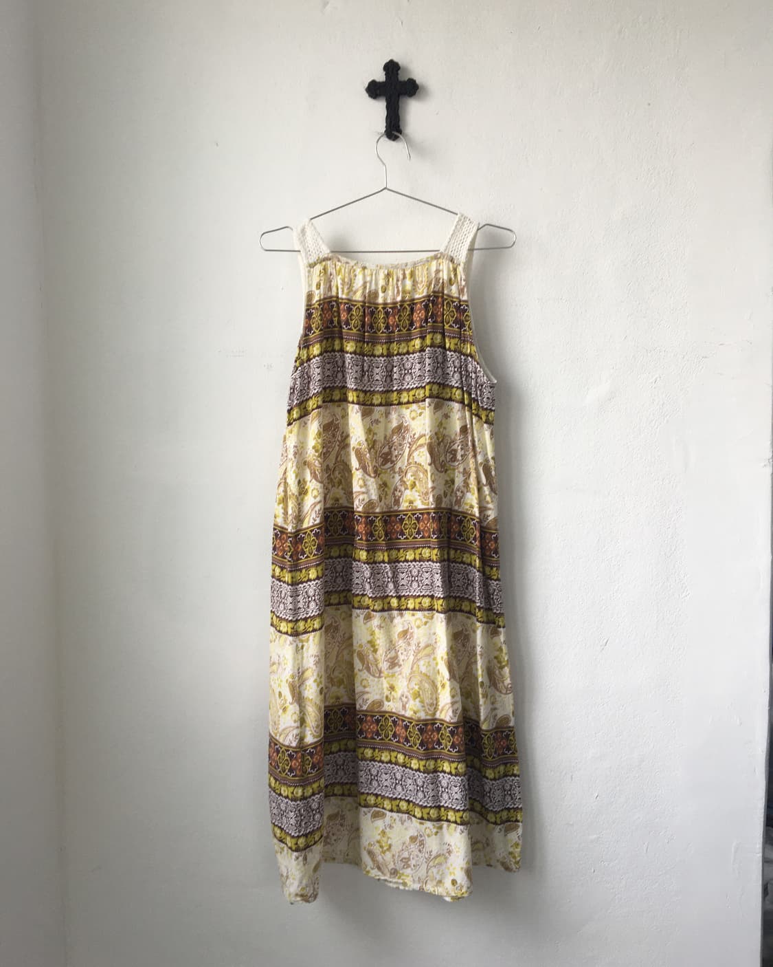 Ethnic mood crochet trimming sleeveless  상품이미지3
