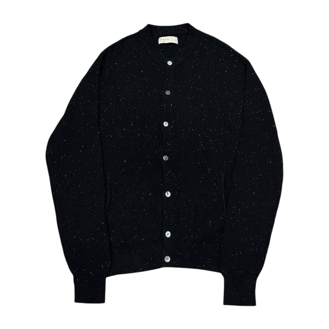 NOUN 노운 넵 얀 크루넥 가디건 블랙 2 상품이미지1