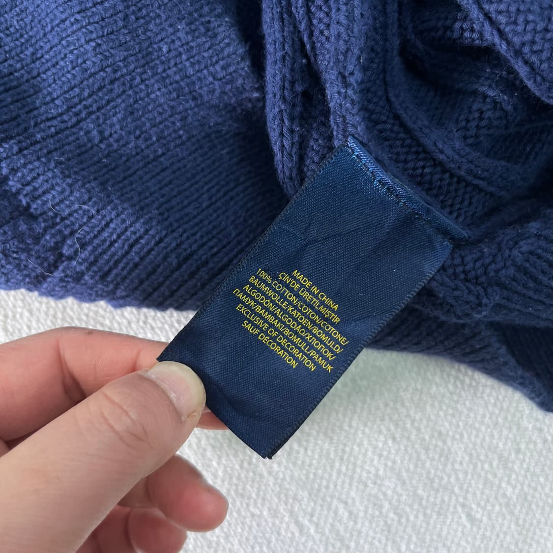 95 폴로랄프로렌 꽈배기 가디건 상품이미지6