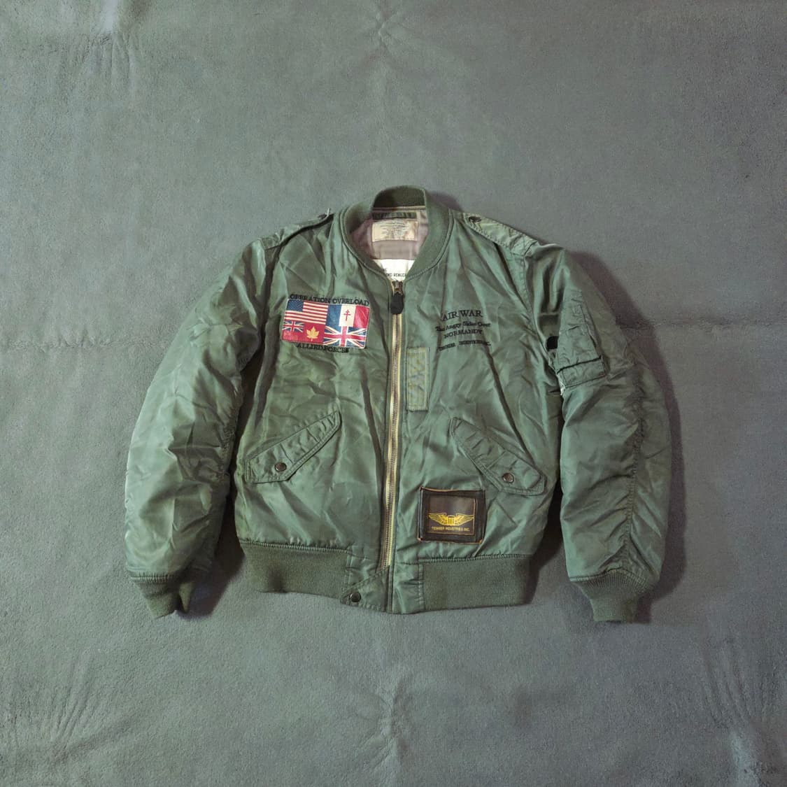 엑스톤즈 테니어 ma-1 플라이트 봄버 자켓 L 상품이미지1