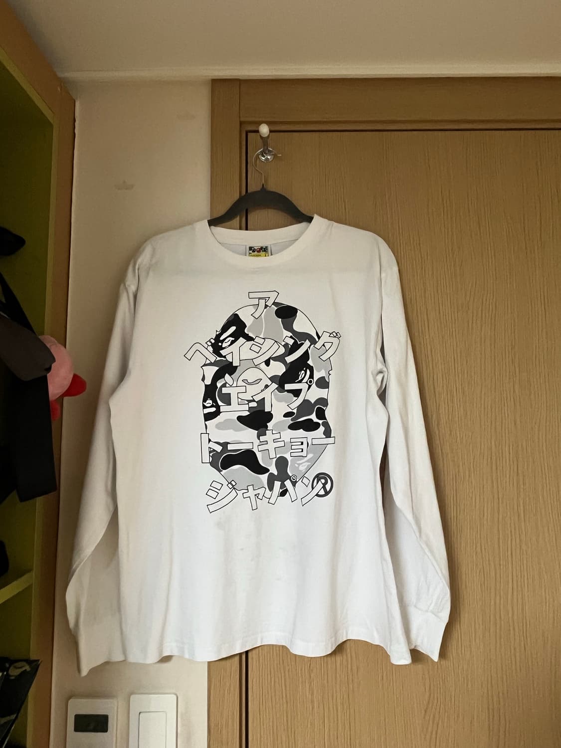 베이프 BAPE ABC Camo Japanese Letters 롱슬리브 상품이미지1