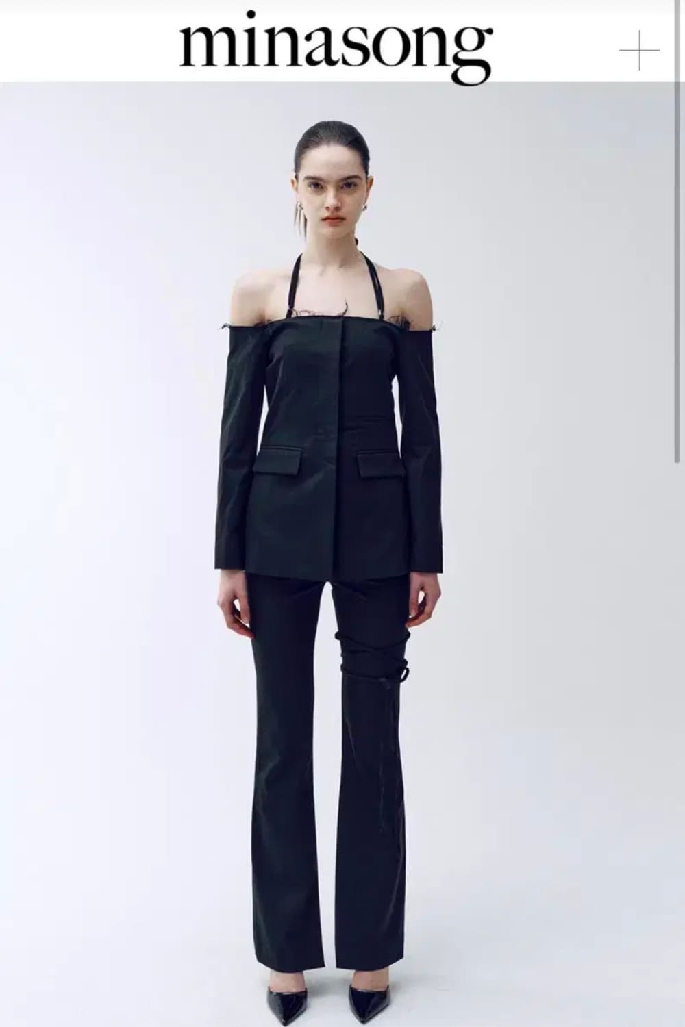 Minasong multi strap flared pants 상품이미지2