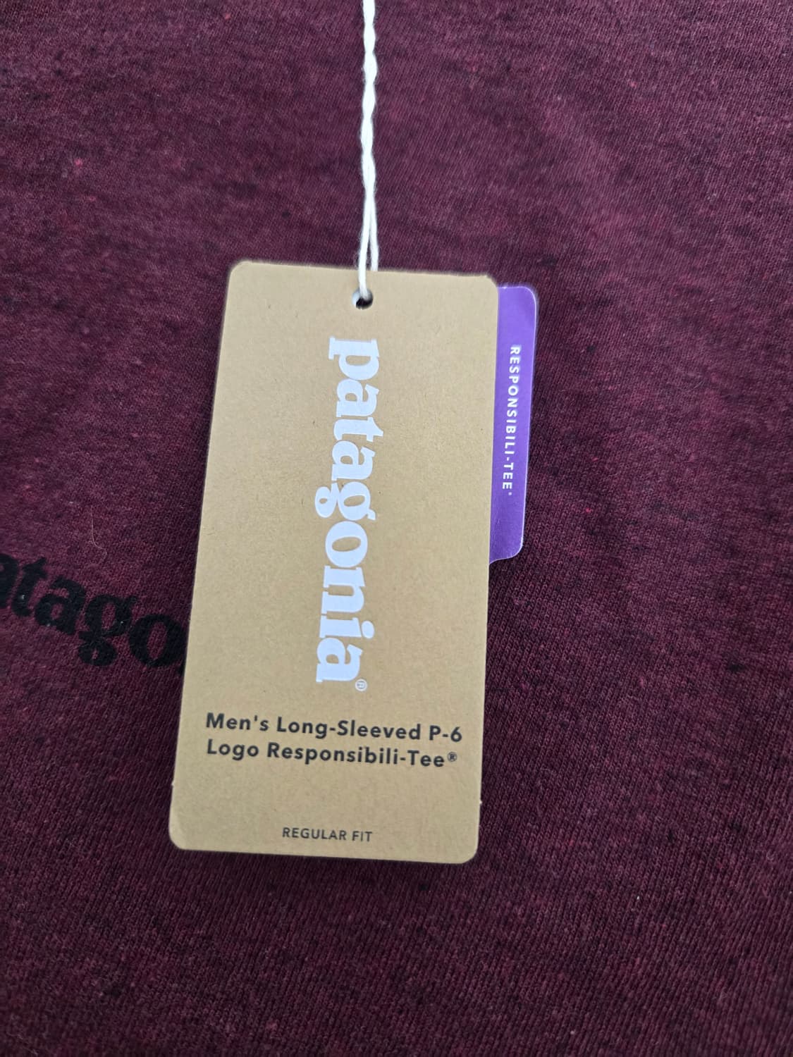 파타고니아 롱 슬리브 M (버건디) 상품이미지4