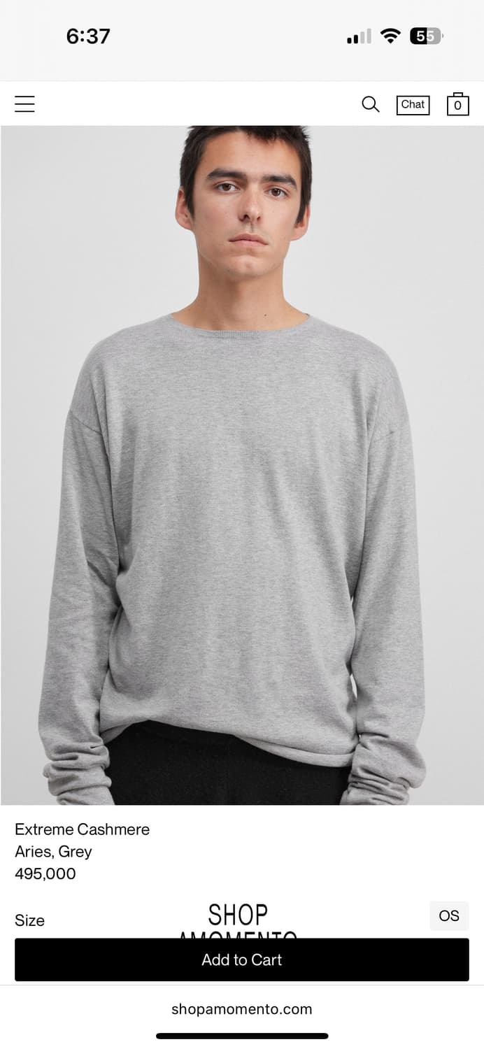 extream cashmere aries grey 상품이미지2