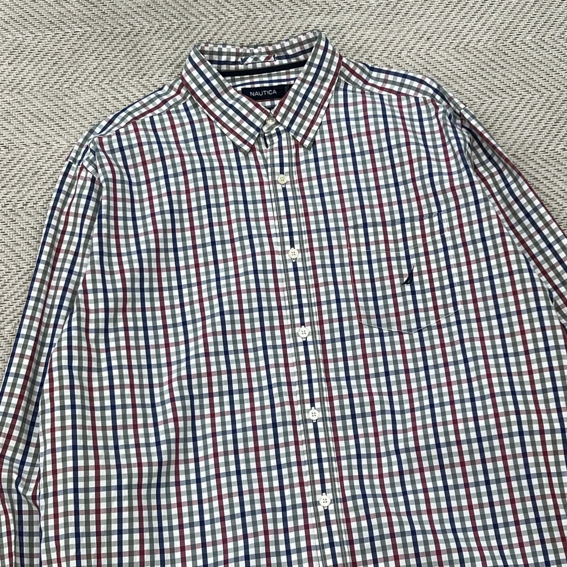 노티카 원포켓 체크셔츠 r3497 상품이미지3