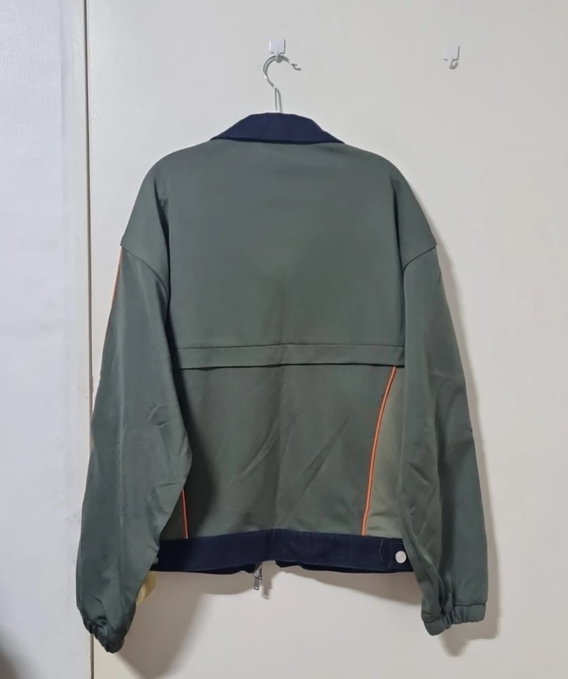 NERDY 널디 데님 믹스 트랙 탑 트레이닝 자켓 L (무신사) 상품이미지4