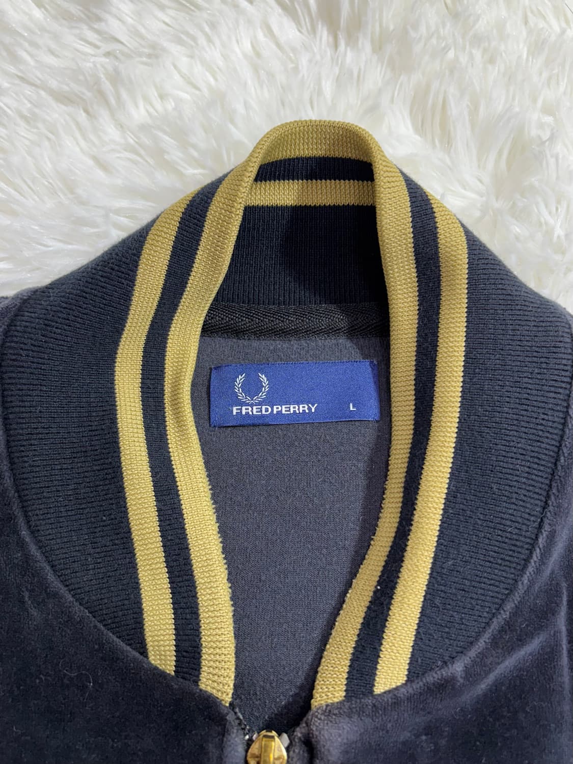 프레드페리 벨루어 트랙탑  상품이미지6