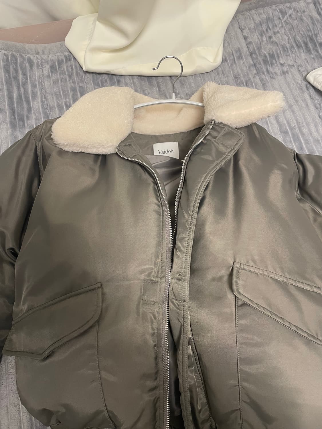 [Vaidoh Premium] MA-1 무스탕 항공 패딩 상품이미지3