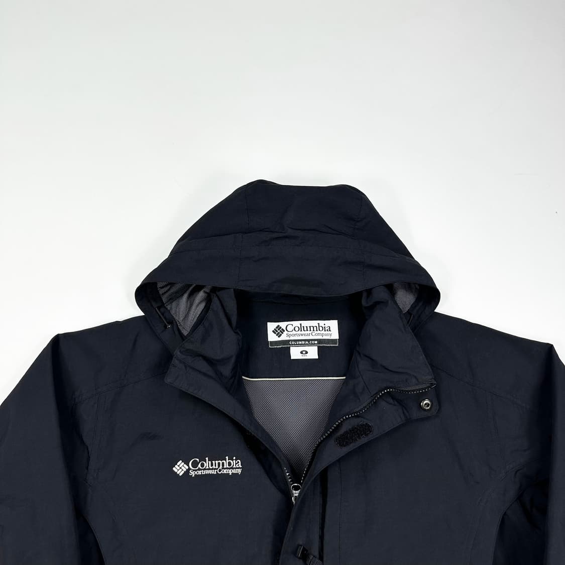 컬럼비아 블랙 풀오버 바람막이 자켓 (M) 상품이미지1