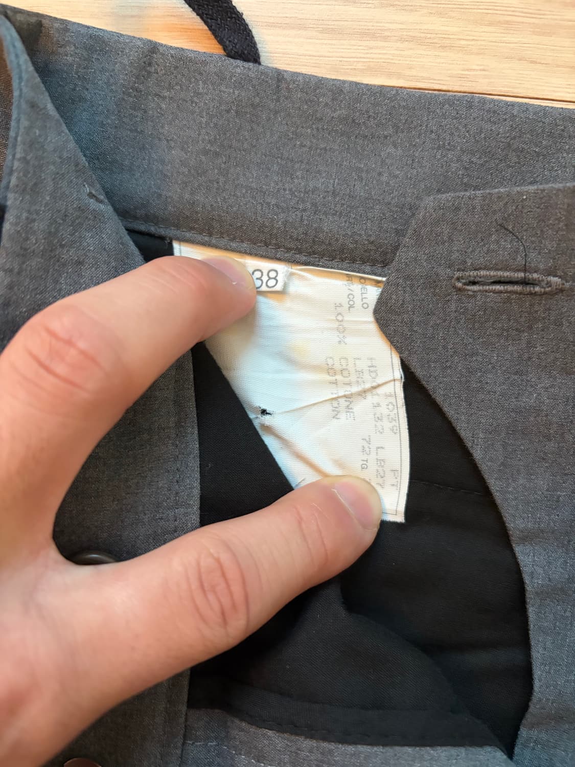 90s Helmut Lang 코튼 팬츠 상품이미지4