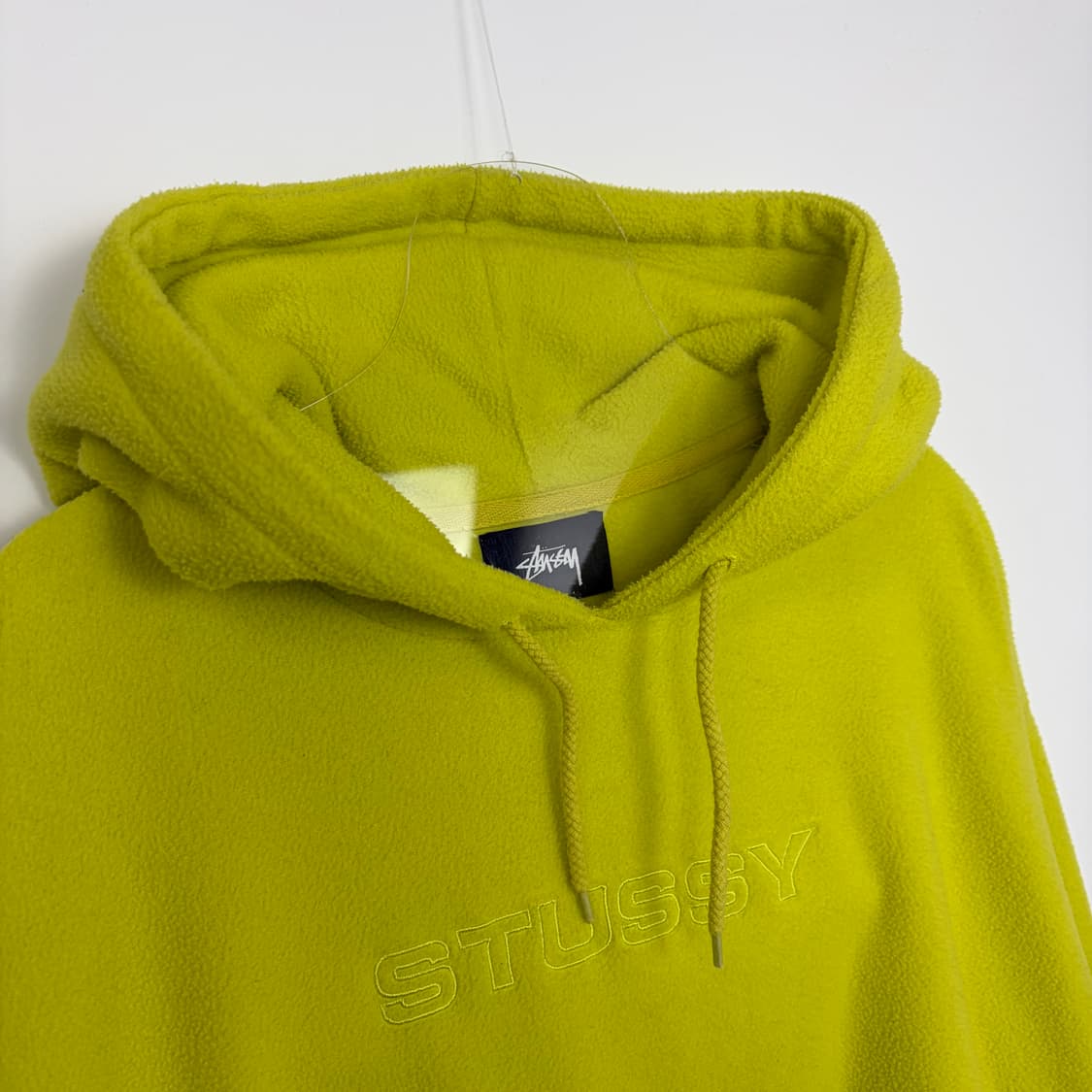 스투시 크롭 플리스 후리스 후드 티셔츠 상품이미지2