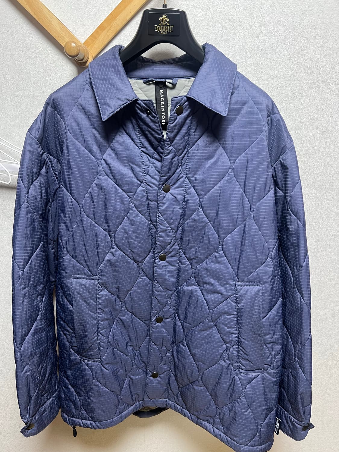 매킨토시 퀼팅 블루 자켓 L사이즈 상품이미지1