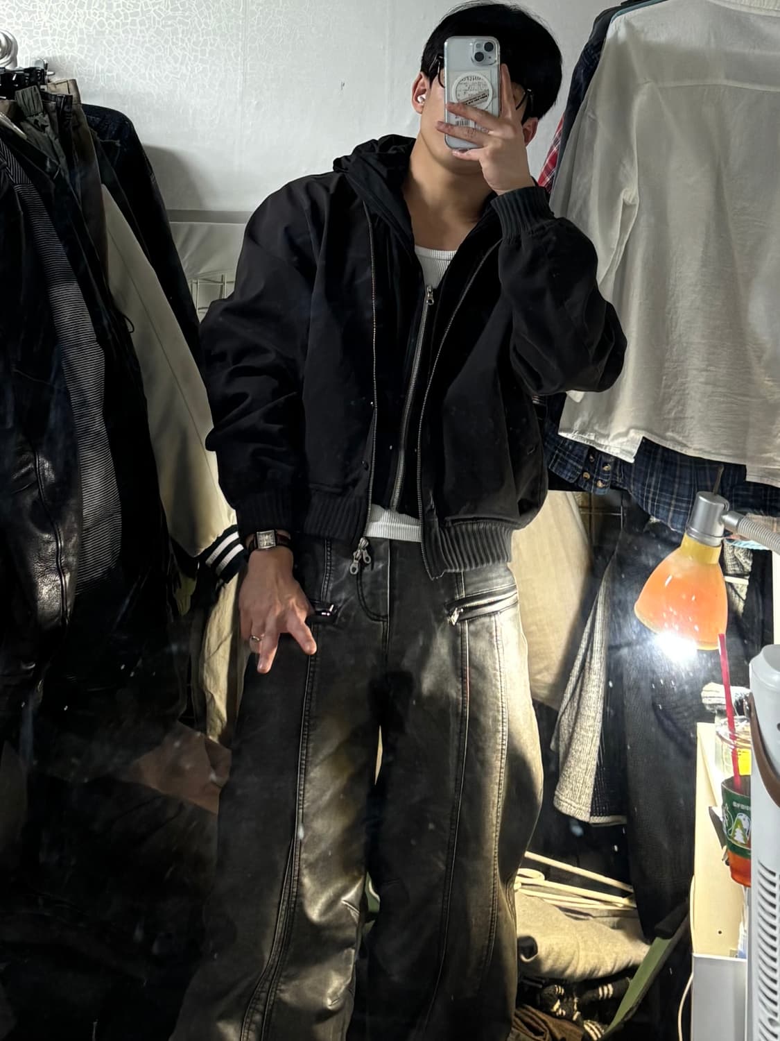 코스트퍼킬로 후디드 집 자켓 브라운 S 상품이미지1