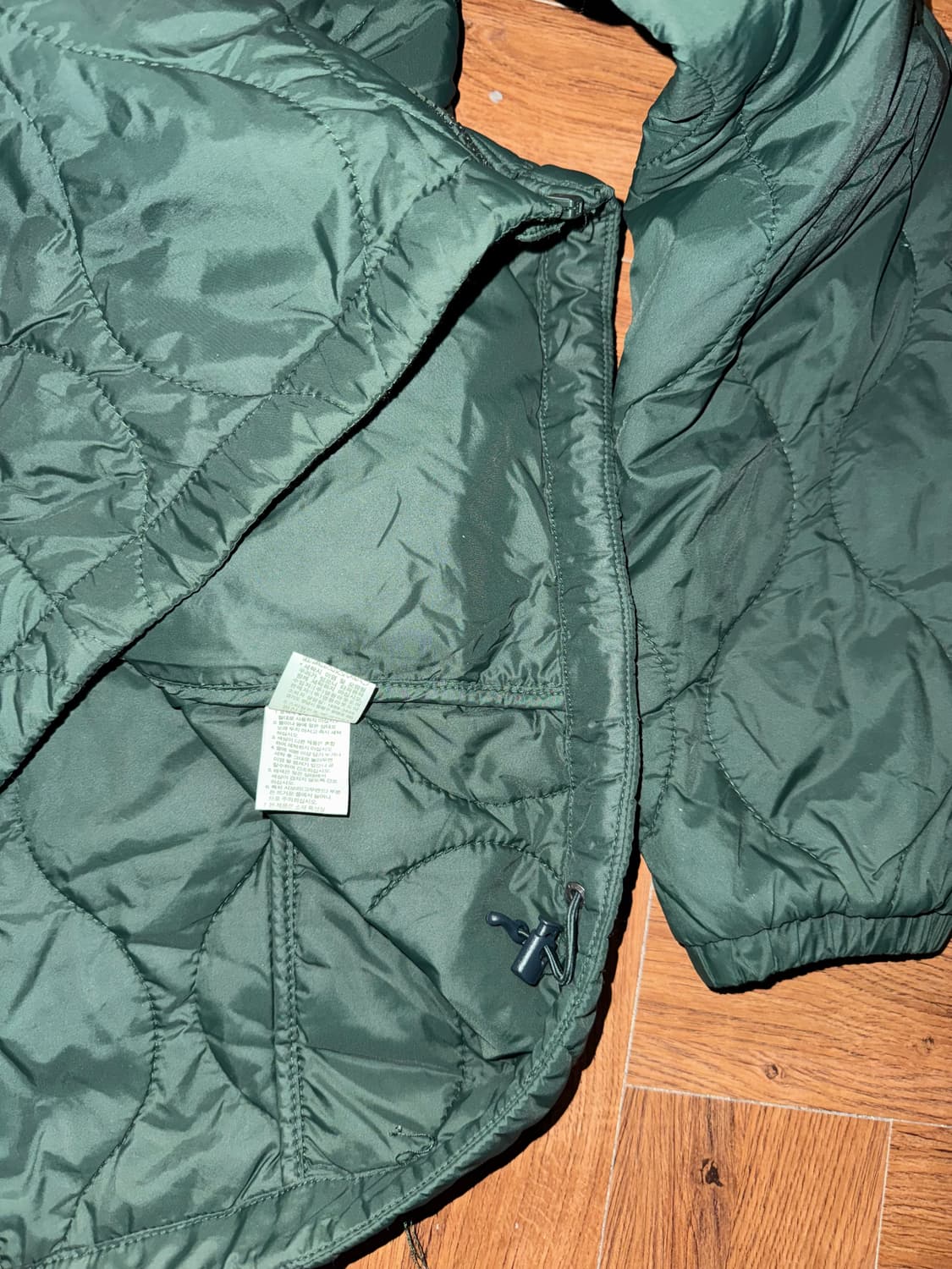 노스페이스 퀄팅 집업 경량패딩 상품이미지6