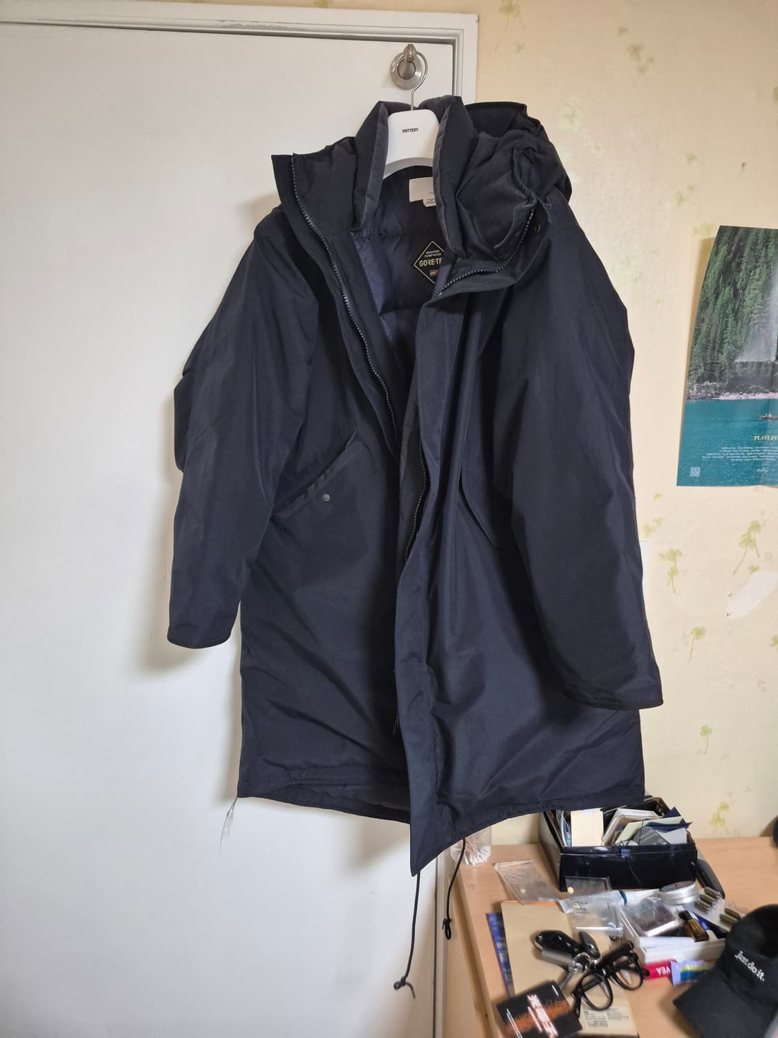 (M)나나미카 고어택스 롱다운 코트 상품이미지1