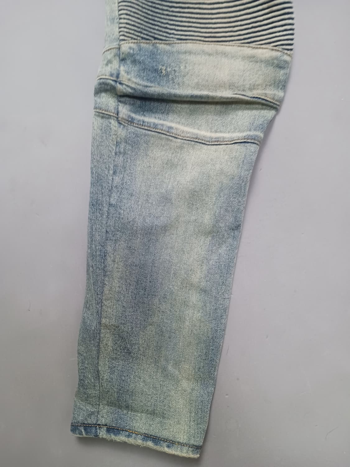 [34] 발망 빈티지워싱 바이커진 청바지 상품이미지3