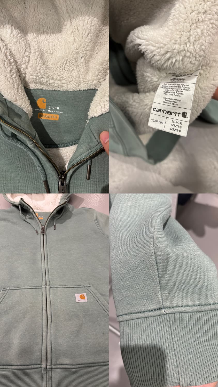 칼하트 쉐르파 후드 집업   상품이미지9