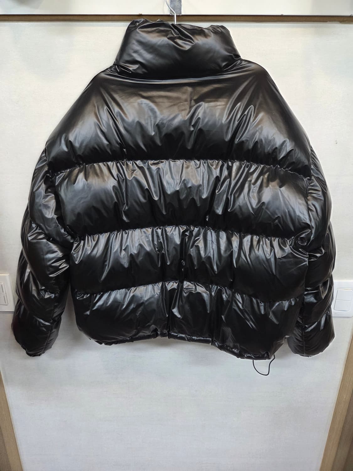 빈티지 투웨이 푸퍼 유광 숏패딩 m 오버핏  상품이미지2