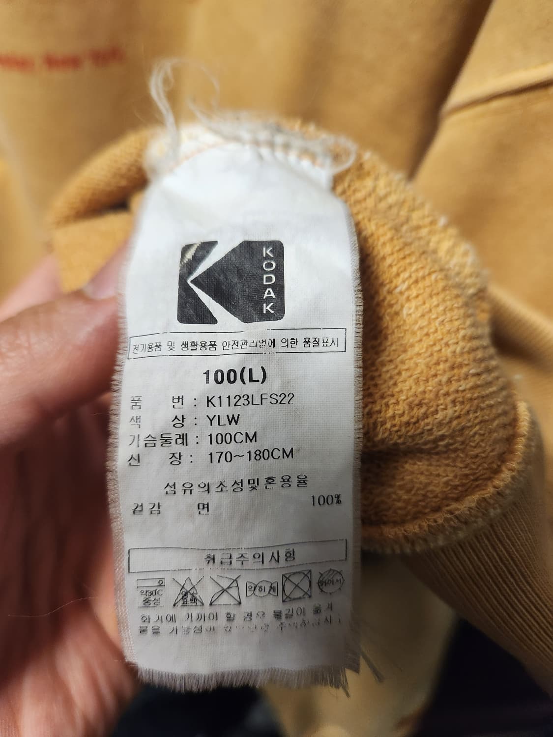 코닥 맨투맨 L 상품이미지4