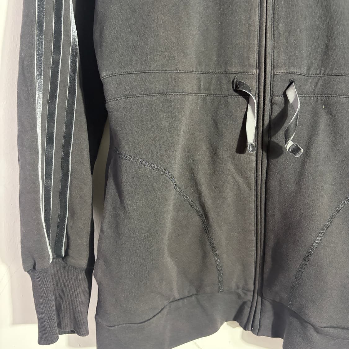 아디다스 블랙 후드집업 (무료배송) 상품이미지2