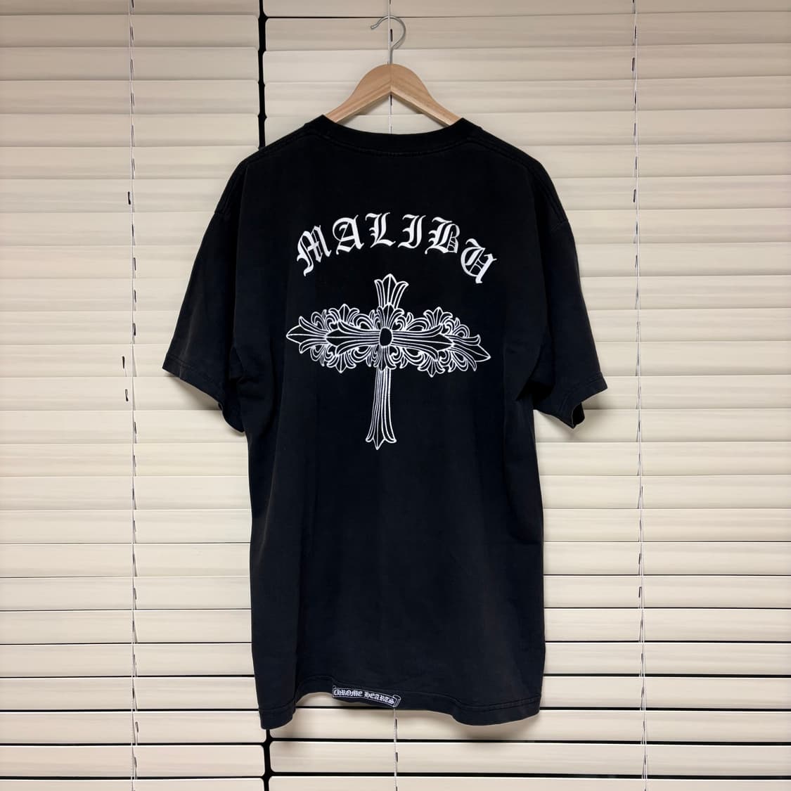 레어) 올드 크롬하츠 플로랄 라지 크로스 말리부 반팔 티셔츠 XL 상품이미지1