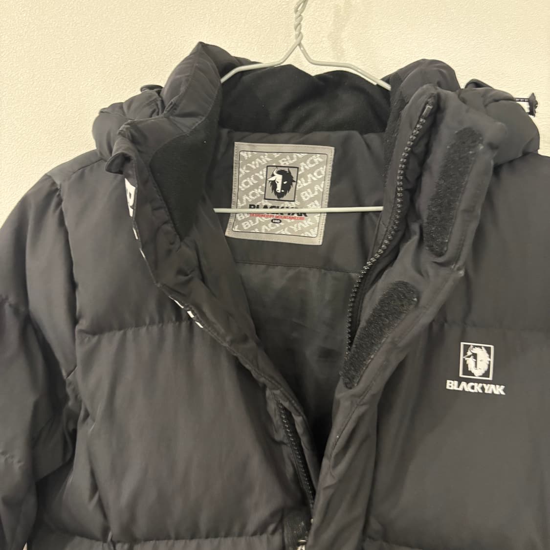 블랙야크 키즈 롱패딩 140 블랙 상품이미지4