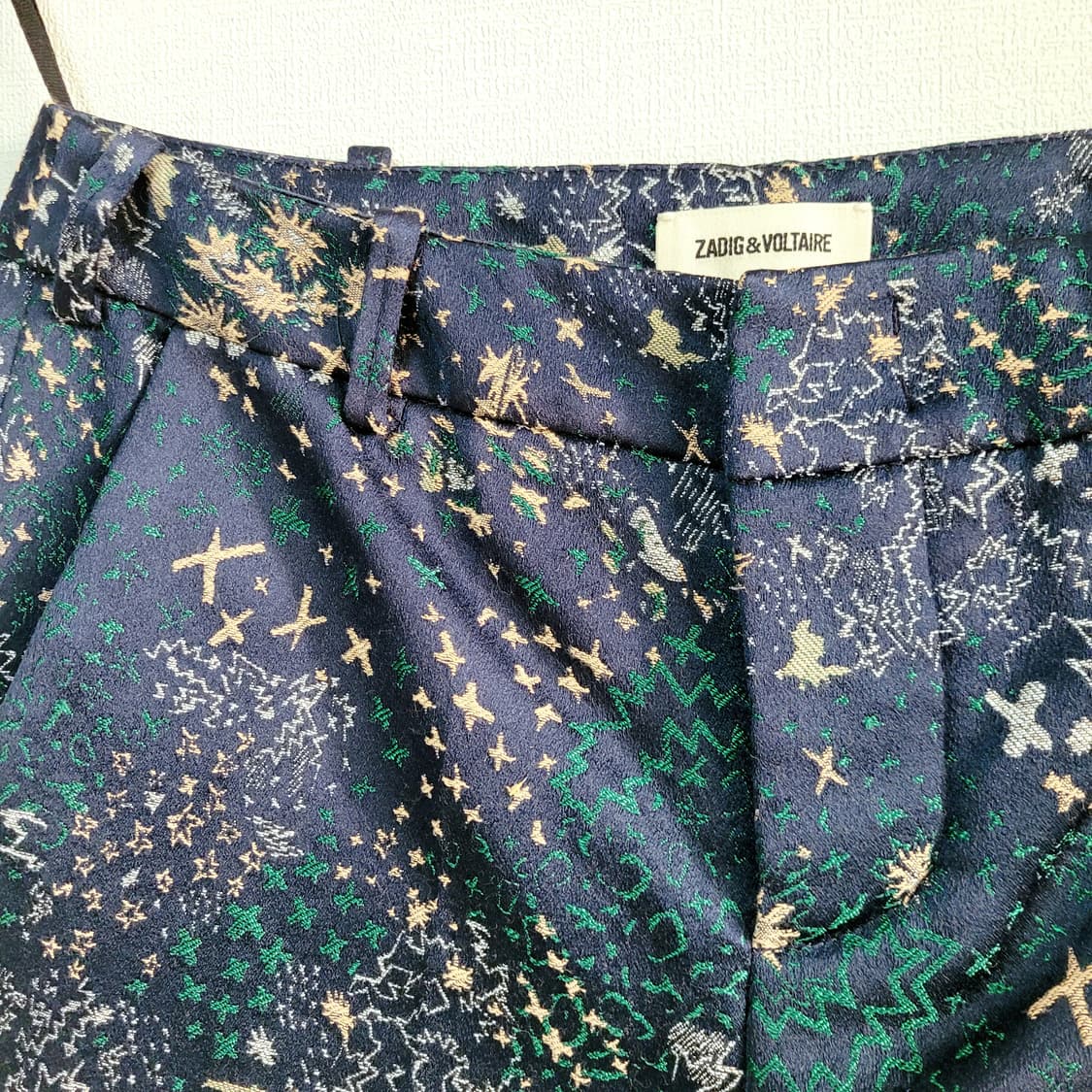 쟈딕앤볼테르 자수 테일러드 팬츠 바지 (표기36/허리단면37) 상태최상 상품이미지3