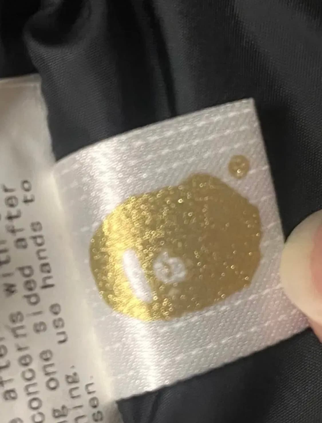 베이프 적계 패딩 샤크 후드집업 상품이미지4