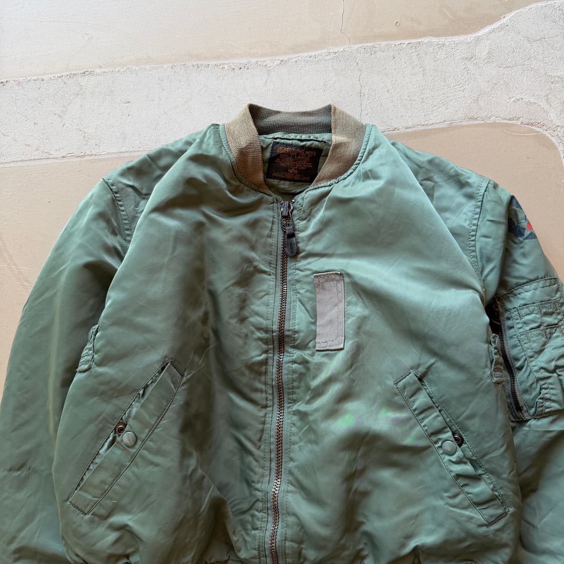 90s 알파 인더스트리 플라이트 자켓 상품이미지4