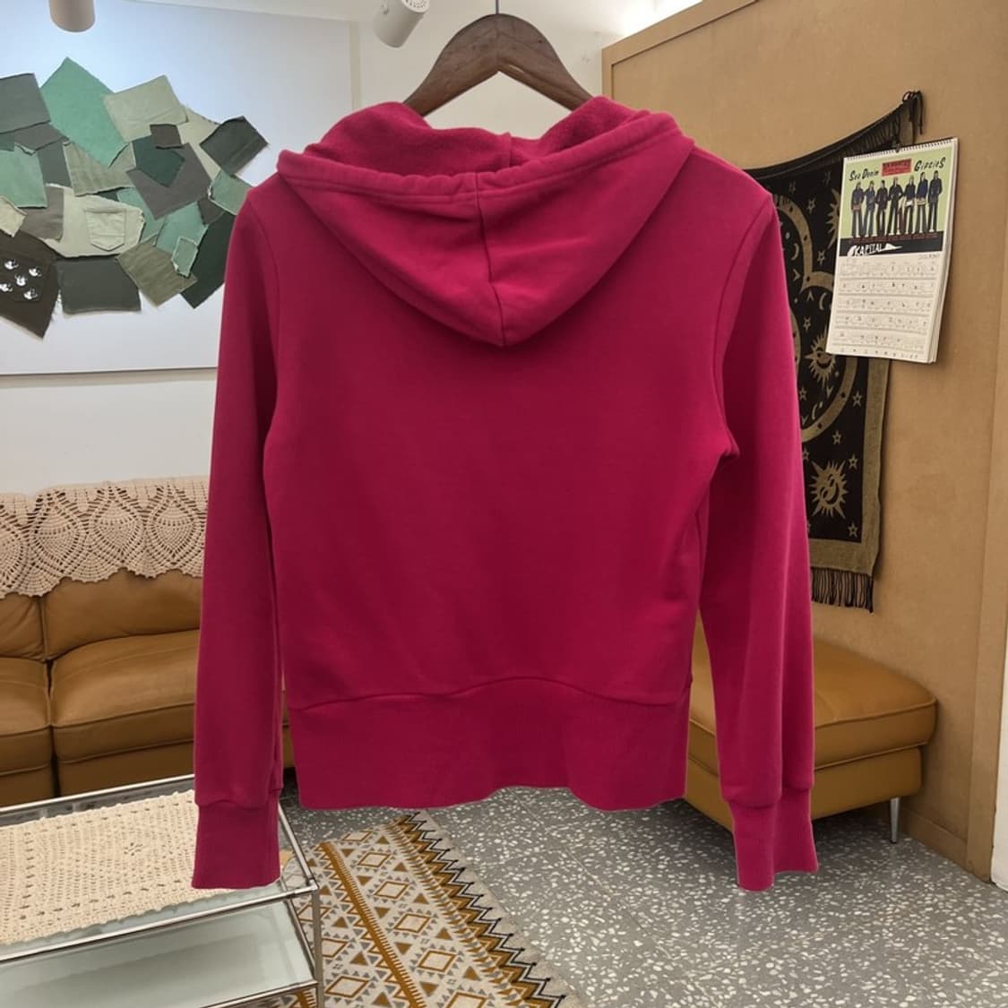 아디다스 Y2K 레트로 00's 대장급 핫핑크 후드티 95 C11255 상품이미지4