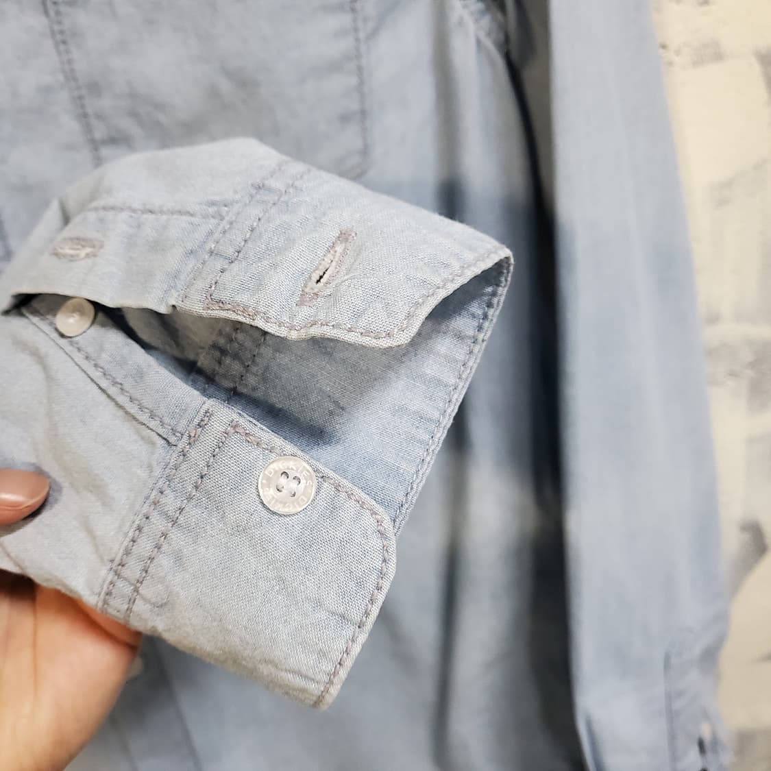 디키즈 연청 데님 셔츠  상품이미지4