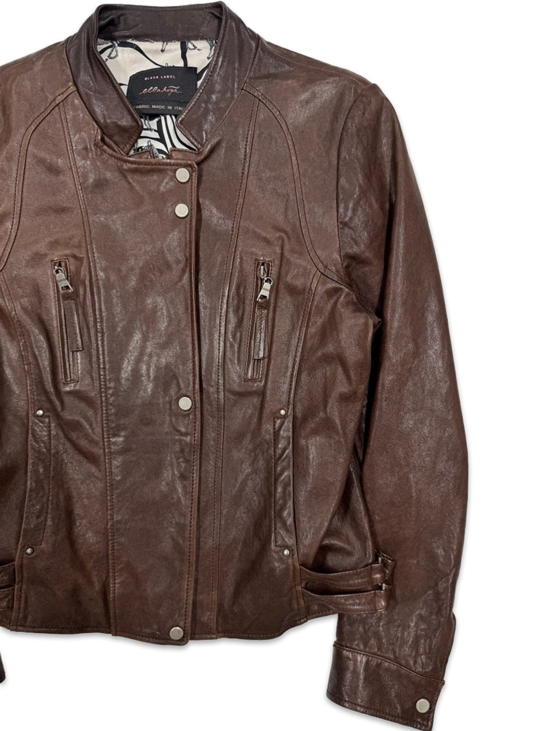 빈티지 이테리 양가죽 바이커 자켓 상품이미지2