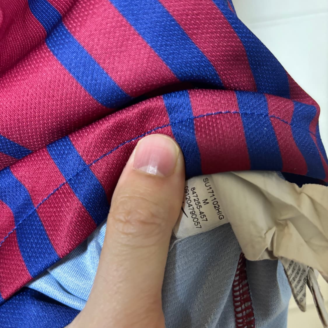 17-18 바르셀로나 홈 리그 메시 유니폼 상품이미지7