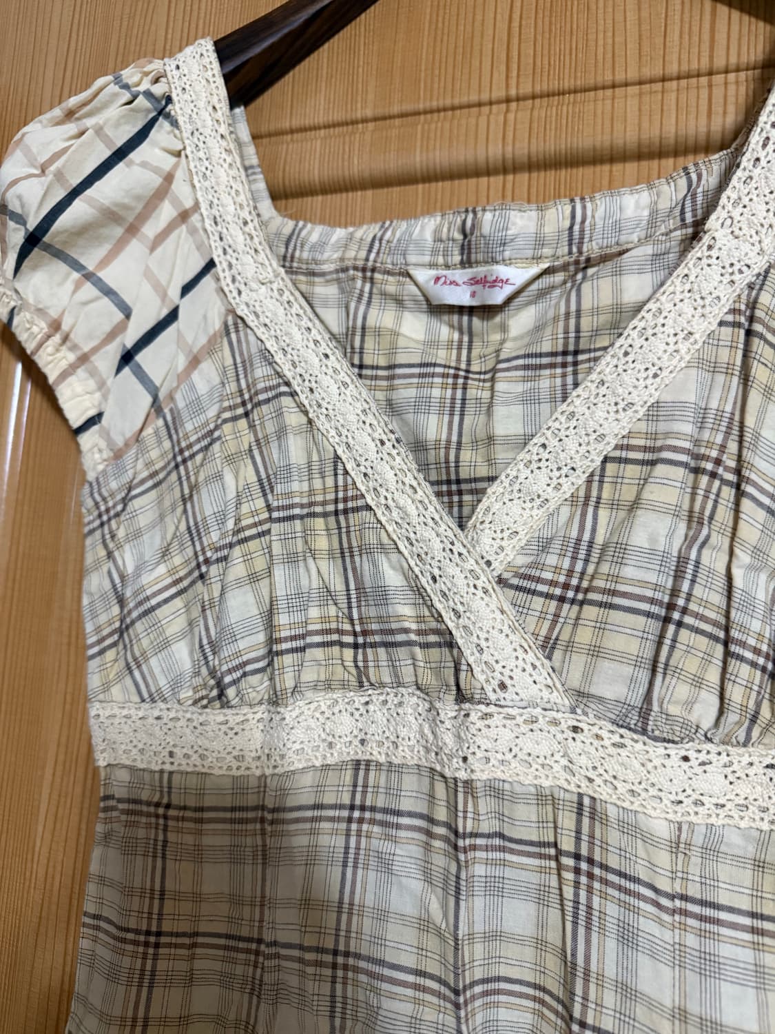 영국 체크 원피스 상품이미지4