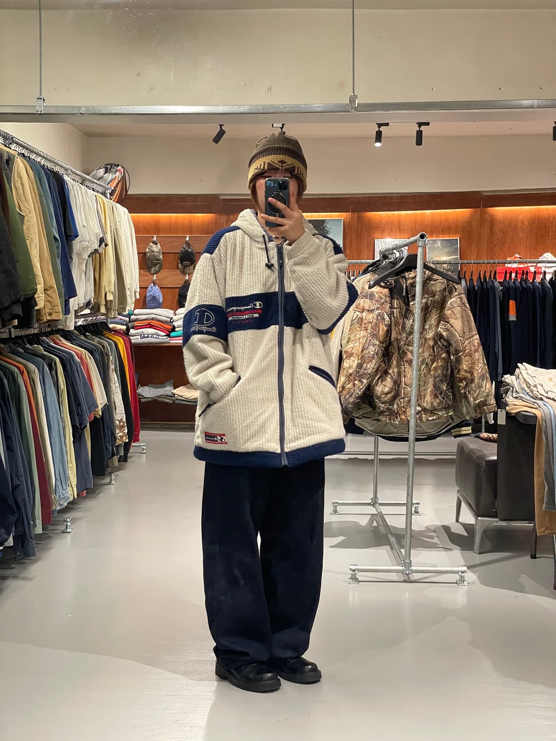 챔피온 올드스쿨 누빔 자켓 상품이미지1