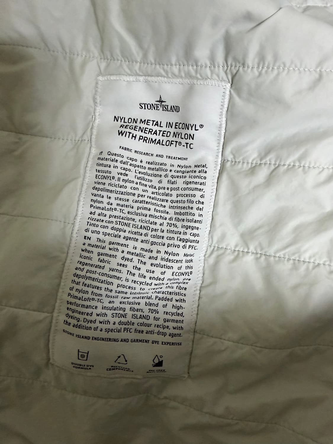 스톤아일랜드 나일론메탈 자켓 xl 상품이미지5