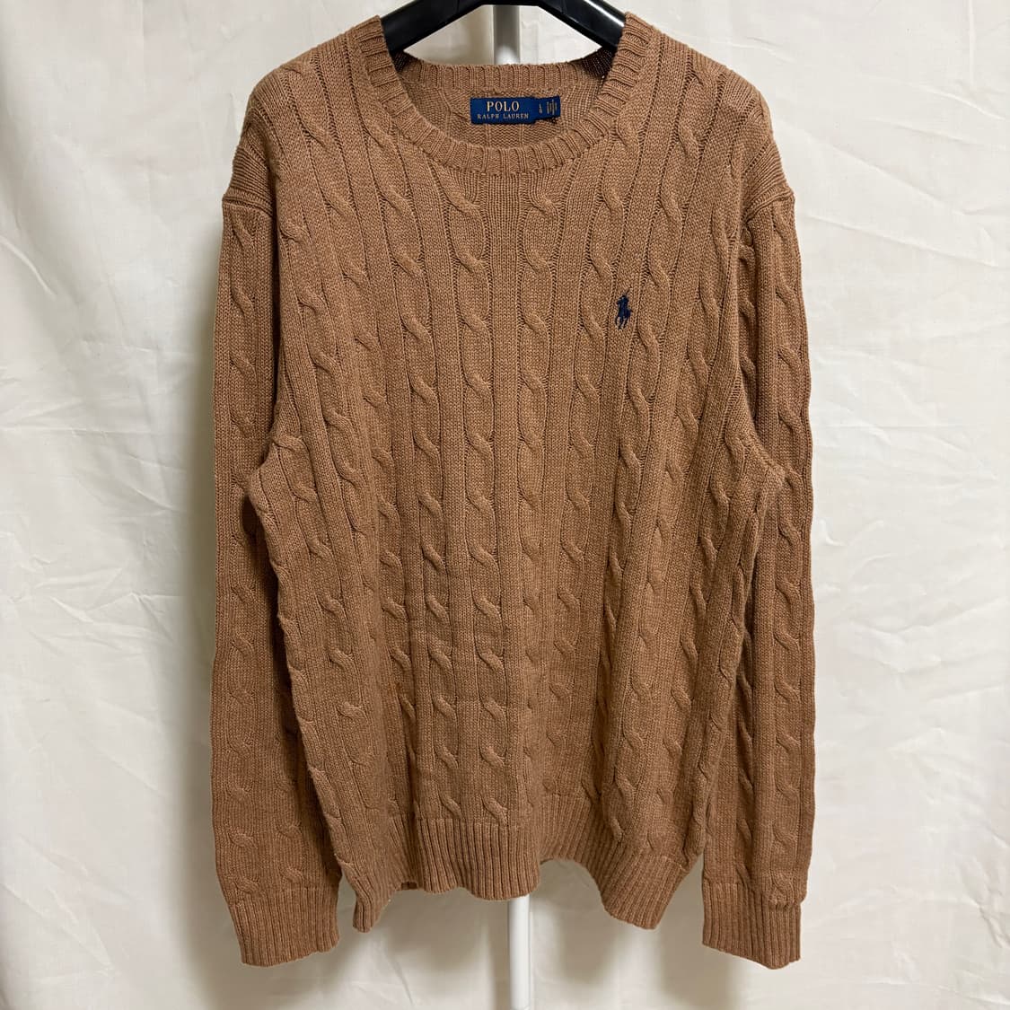 폴로 랄프로렌 케이블 니트 / 브라운, L 상품이미지1