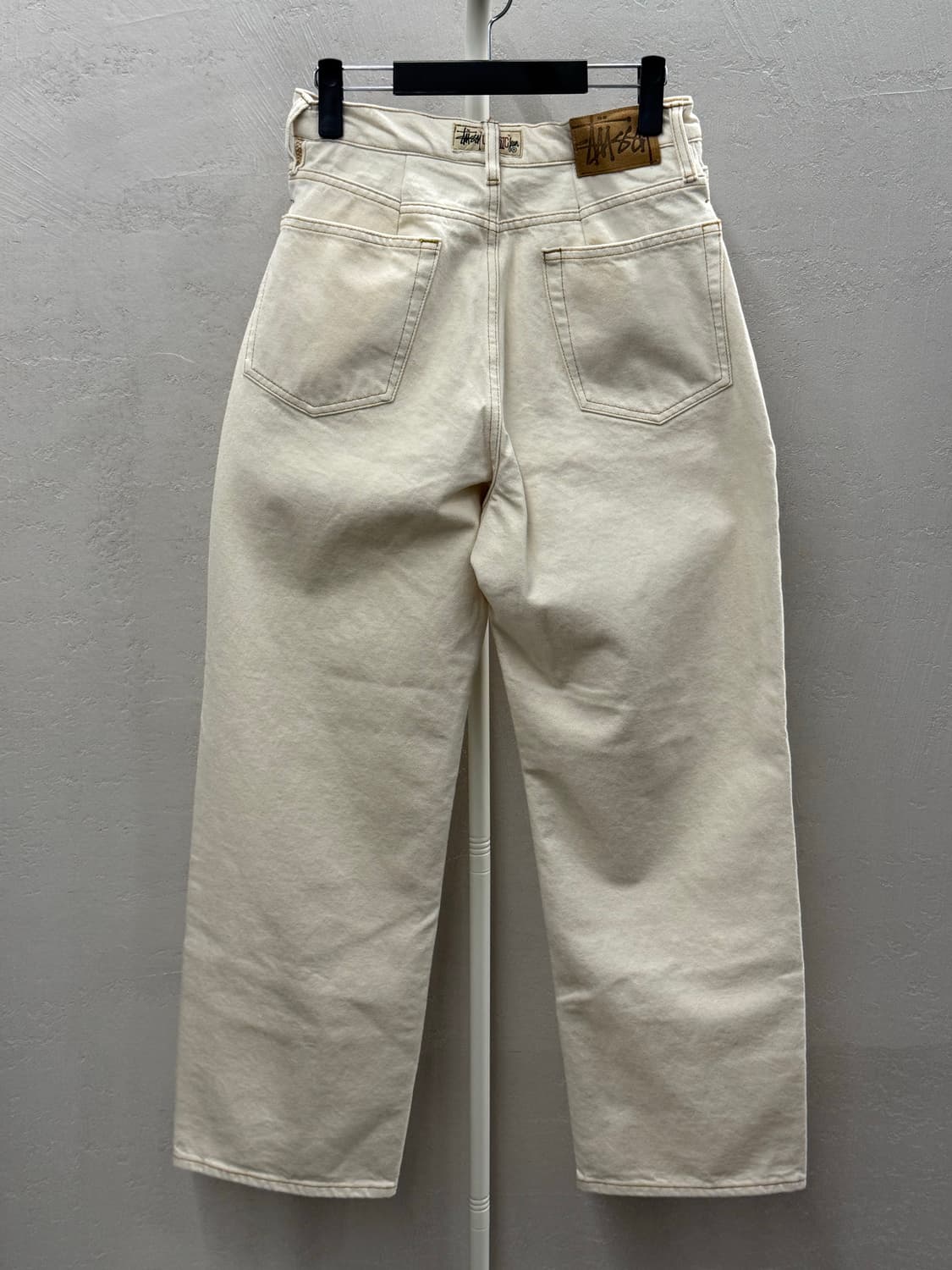 STUSSY DOUBLE DYE BIG'OL JEAN 34 CREAM 상품이미지4
