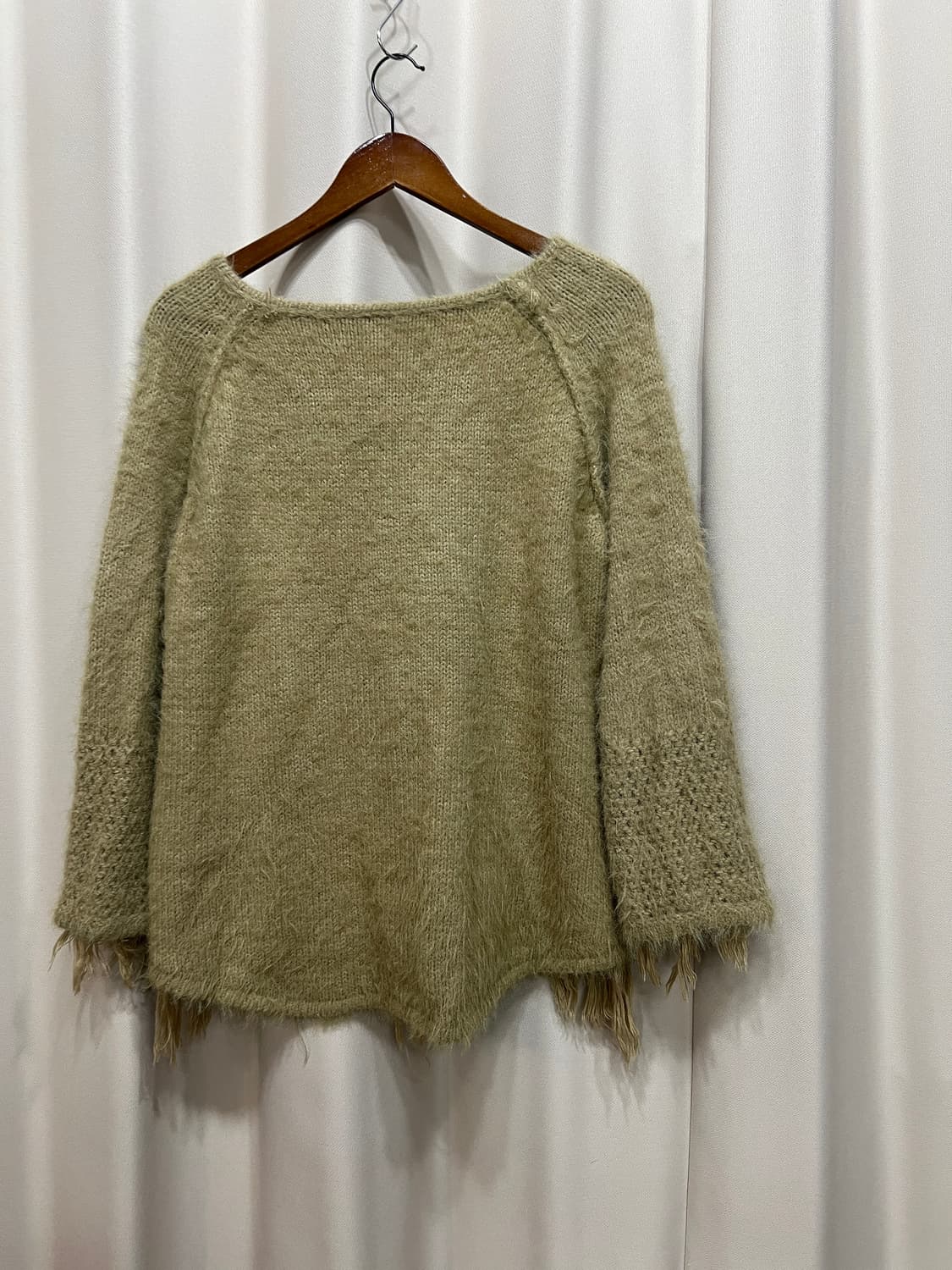 여성 보헤미안 베이지 니트  상품이미지4