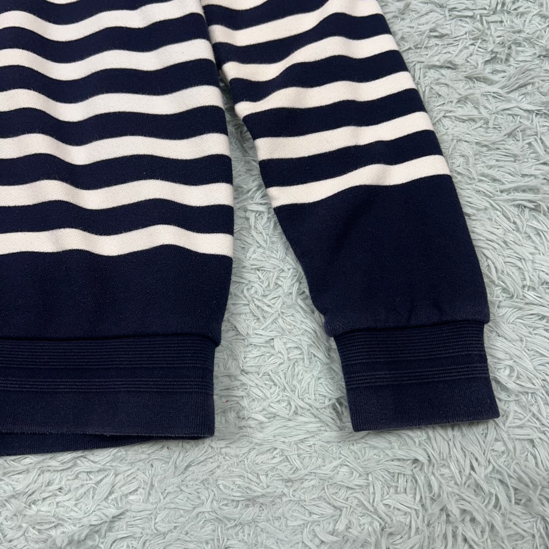 라코스테 남성 스트라이프 코튼 니트 맨투맨 4호 상품이미지6