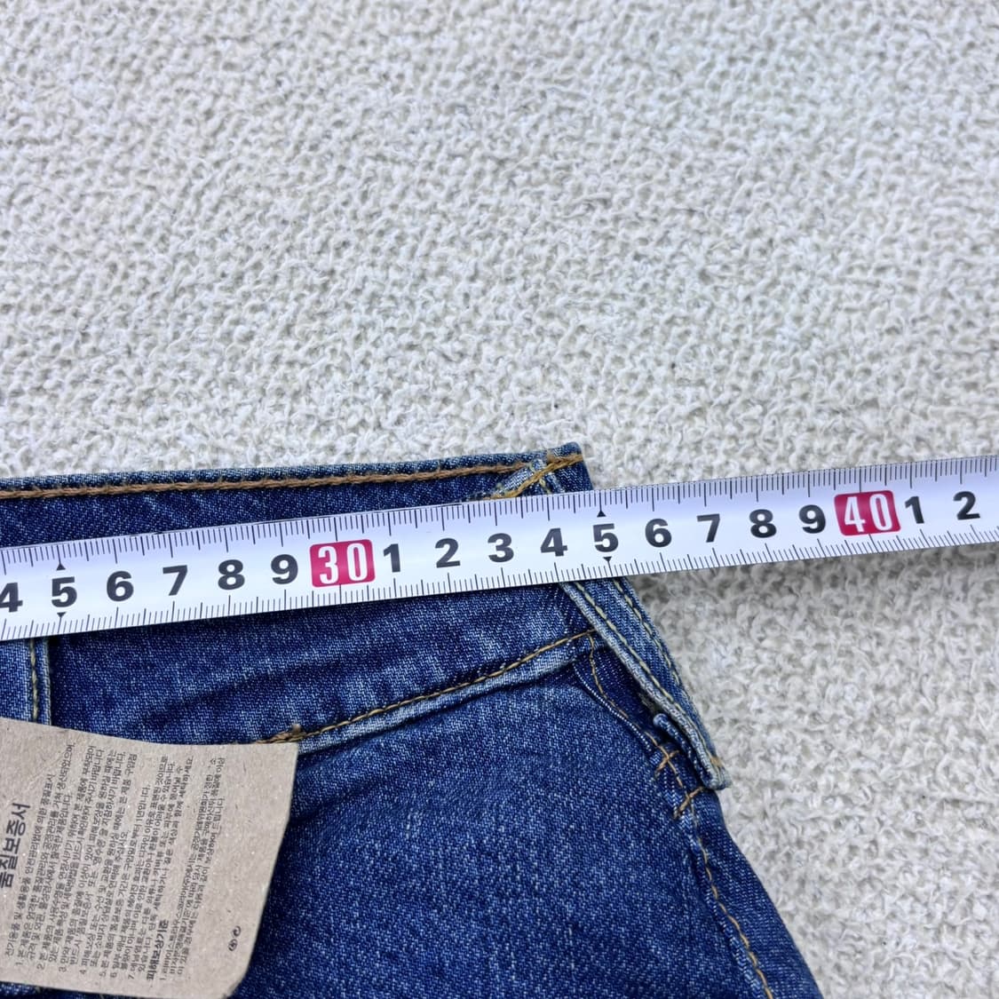 W30 L30 새상품 리바이스 502 데님 팬츠 0622E 상품이미지6
