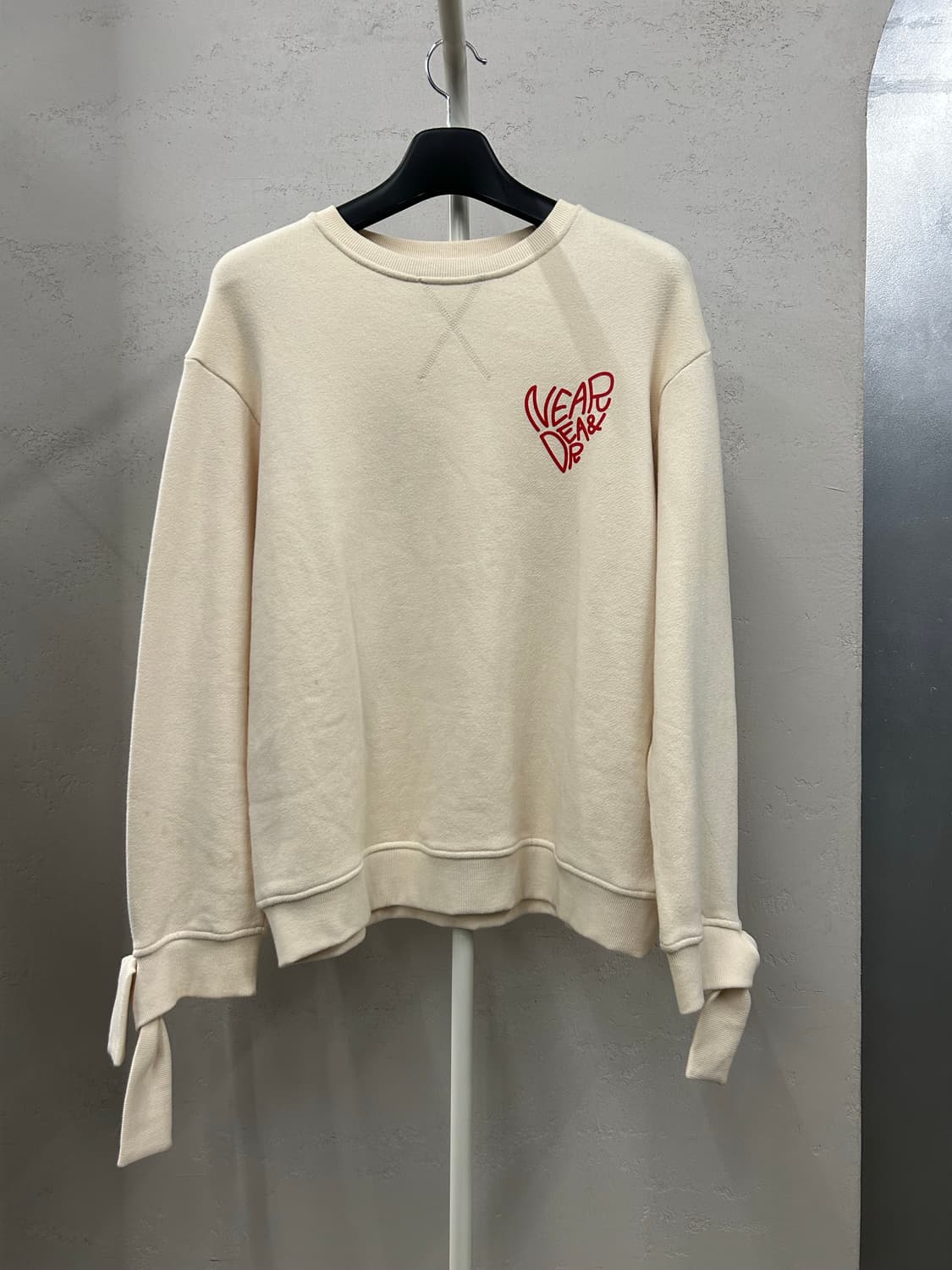 Near&Dear 리본 맨투맨 상품이미지2