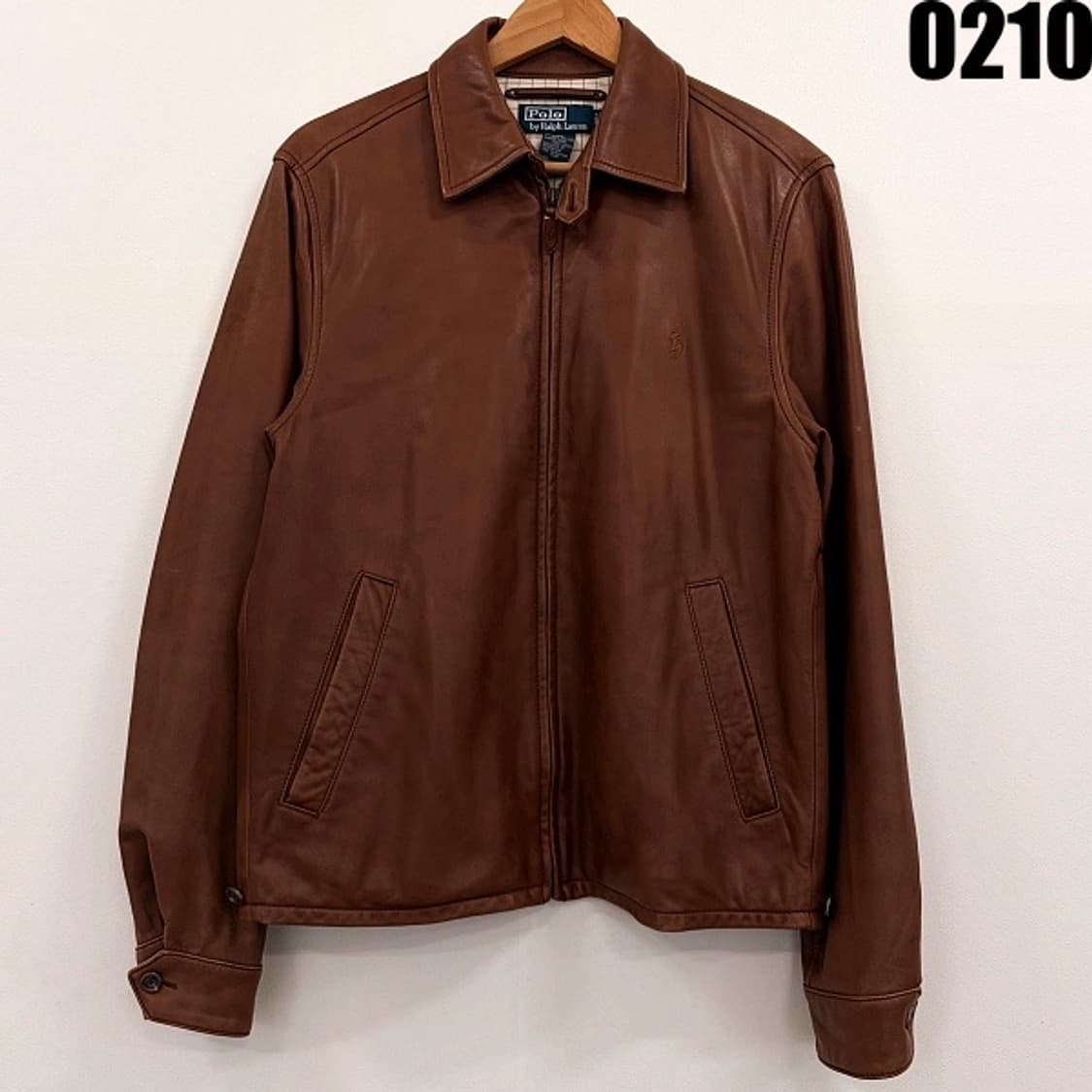 폴로 랄프로렌 레더자켓 가죽자켓 S 0210  상품이미지1