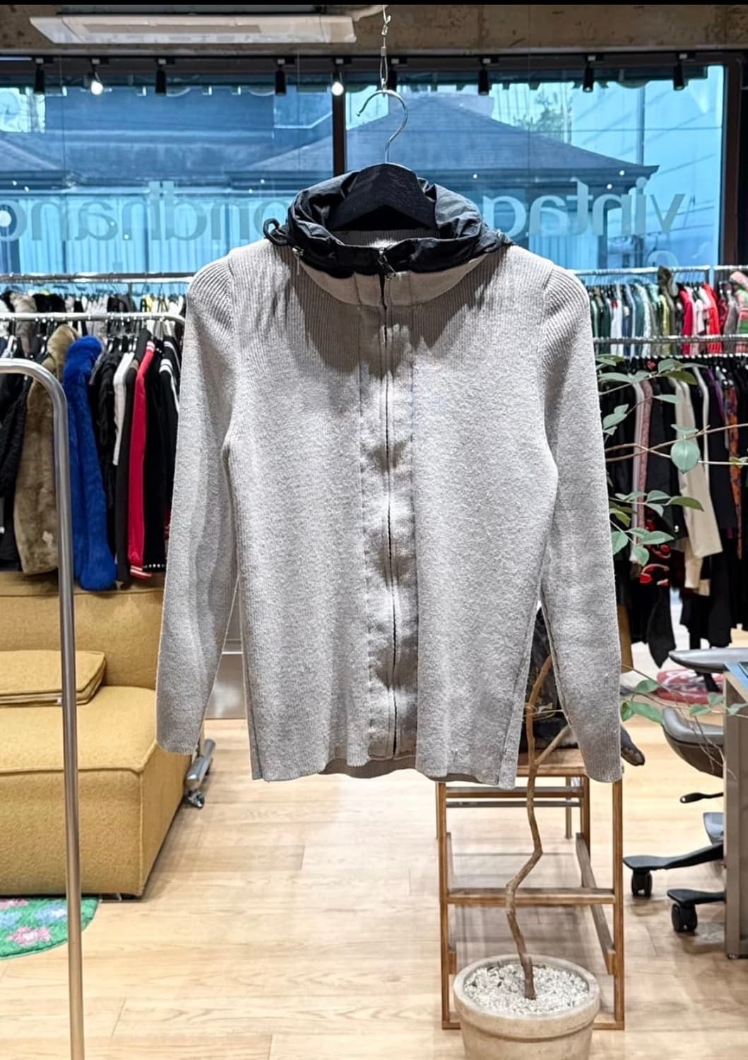 cp컴퍼니 고글니트집업 상품이미지1