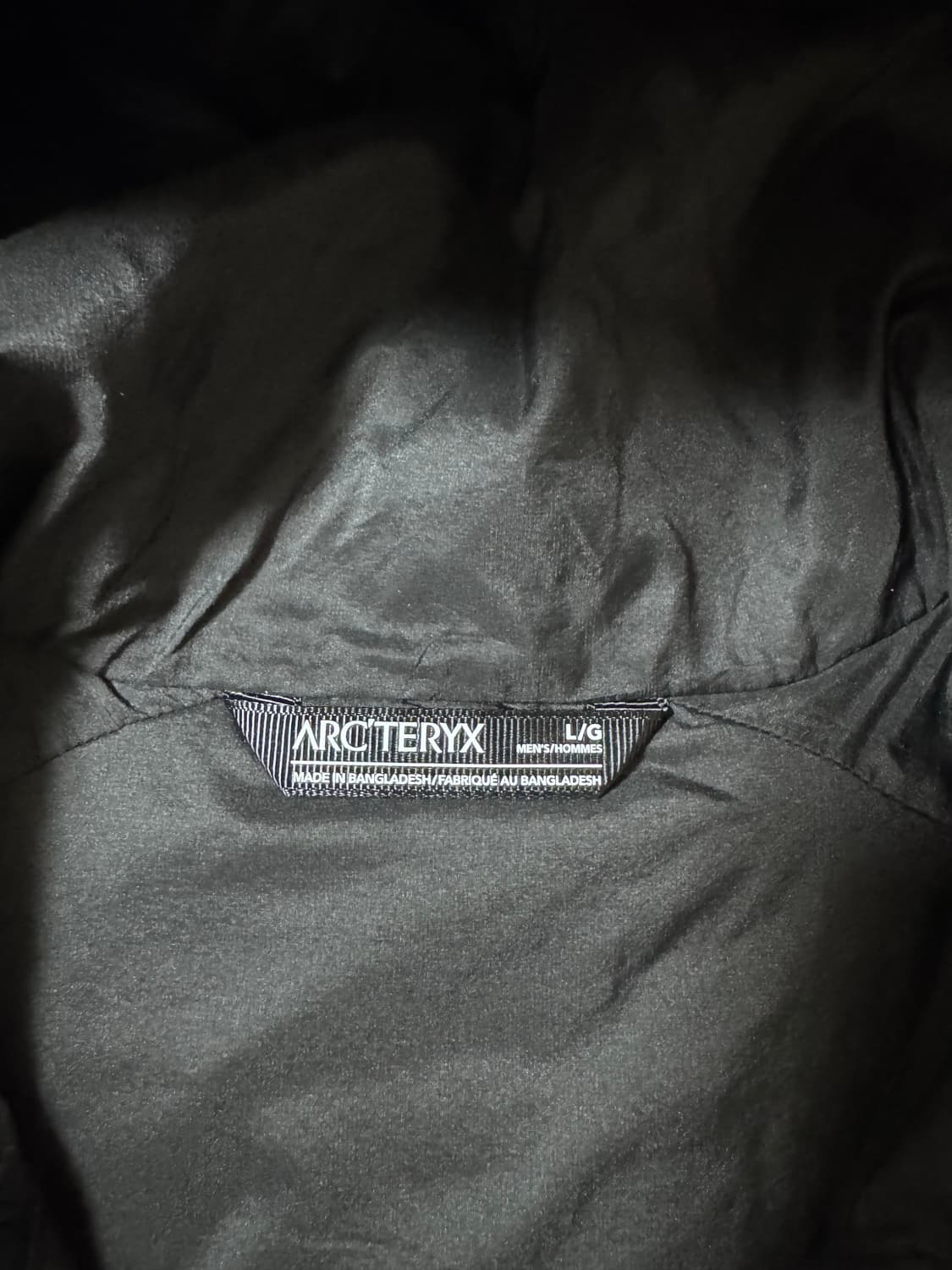 (새상품급) 아크테릭스 아톰 후디 블랙  상품이미지6