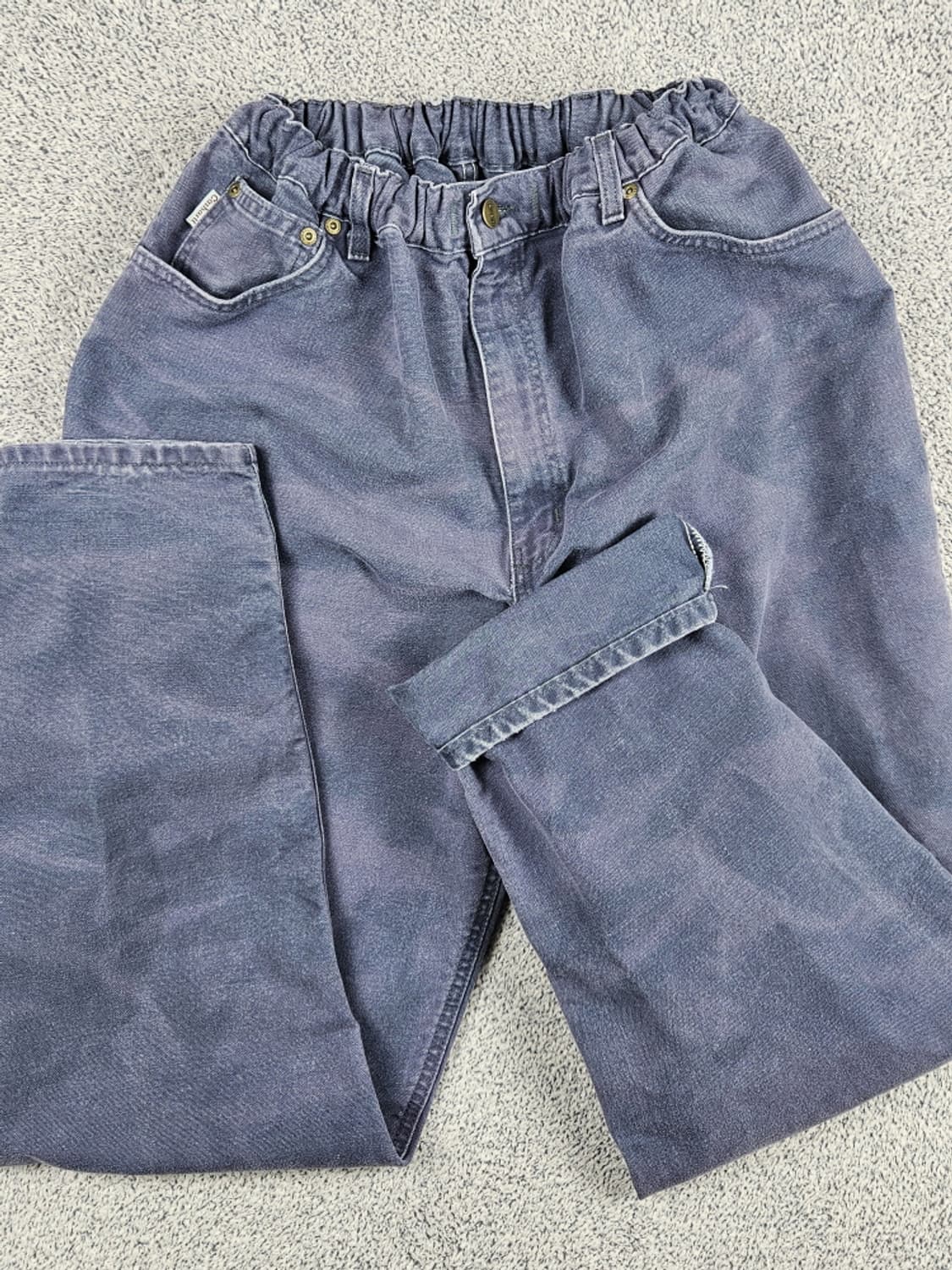 칼하트 다잉 워시드 밴딩 커스텀 워크팬츠 ( 38 추정 ) / 9976 상품이미지5